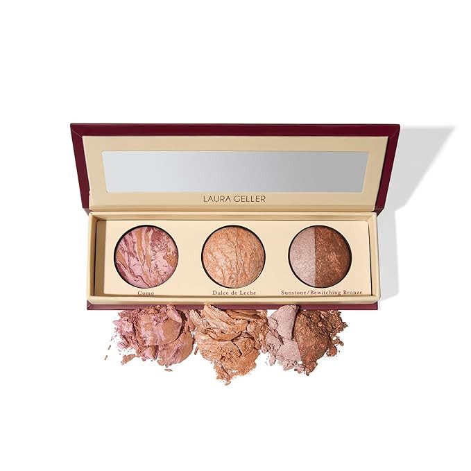 LAURA GELLER NEW YORK Geller's Greatest Everyday Heroes Baked Blush, Highlighter and Eyeshadow Pa... | Amazon (US)