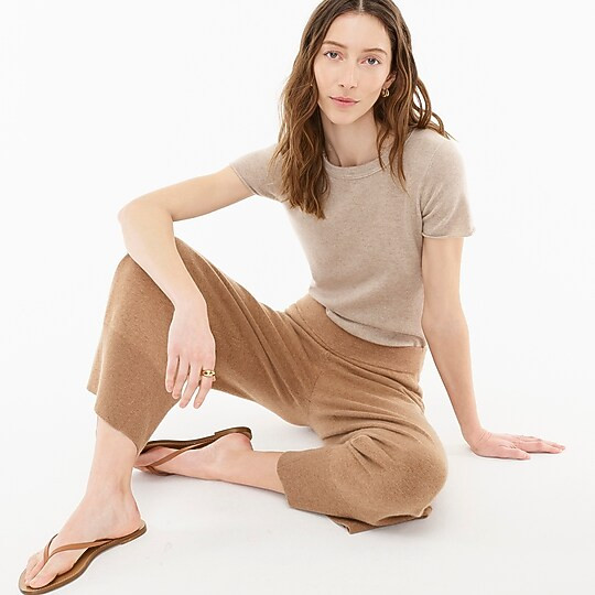 Short-sleeve cashmere T-shirt | J. Crew US