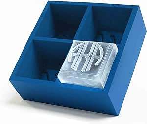Customized Silicone Ice Cube Mold, Custom Ice Cube Mold - Personalized 1.75-Inch, 2-Inch Ice Mold... | Amazon (US)