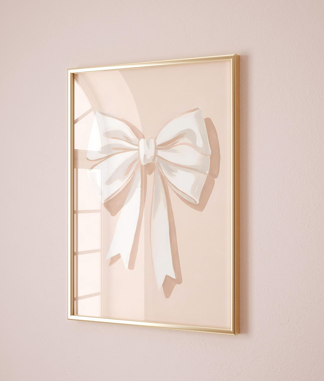 Cream Bow Nursery Print Grandmillenial Coquette Aesthetic Poster Trendy Apartment Decor White Bow... | Etsy (US)