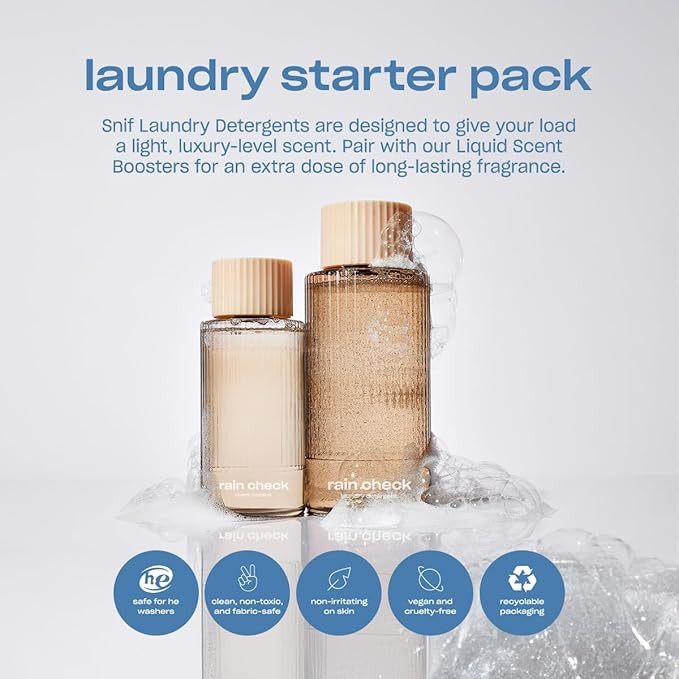 Snif Rain Check Scent Booster, Clean and Crisp Scent, 25 Loads, Non-Irritating to Skin, Clean, No... | Amazon (US)