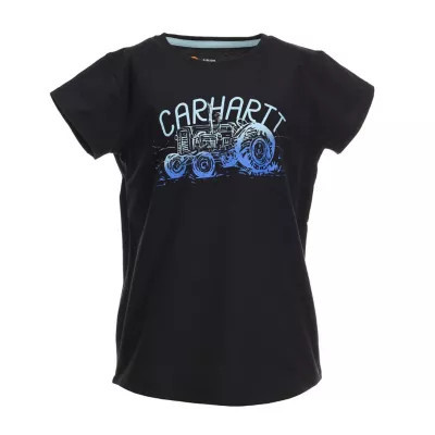 Carhartt Girls' Short-Sleeve Tractor T-Shirt with Neck Tape | Tractor Supply
