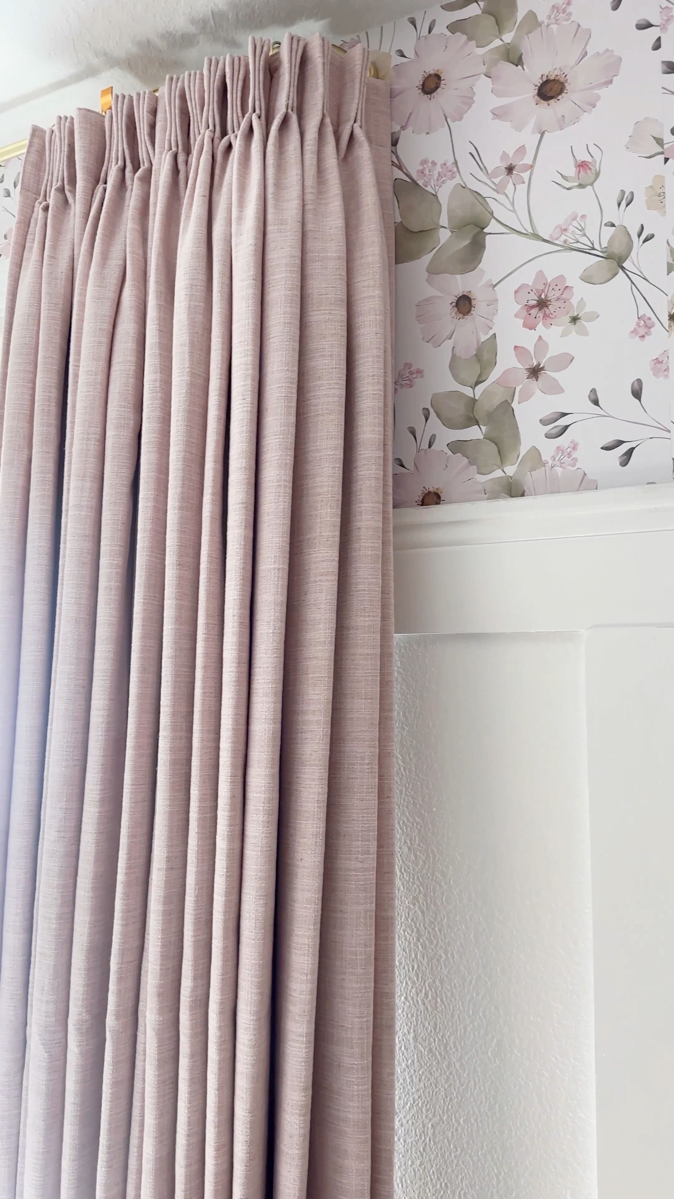 Girls curtains are up and just the prettiest!! 💓💓

Here is exactly what I ordered to achieve my exact look. You can always cut down on the width, and opt for a different or no liner to save money. Definitely choose the triple pleated look, it makes all the difference.

Girls bedroom:
Liz polyester linen drape
Color: Pink Lemonade (blush tone)
Blackout
Triple pleated
75 inches width
93 inches length
Quantity: 2 panels

Playroom:
Isabella cotton blend (more of a darker pink)
Color: Pink
Blackout
Triple pleated
75 inches width
93 inches length
Quantity: 2 panels

Two pages curtain drapes
Home
Home decor 

#LTKHome #LTKSaleAlert
