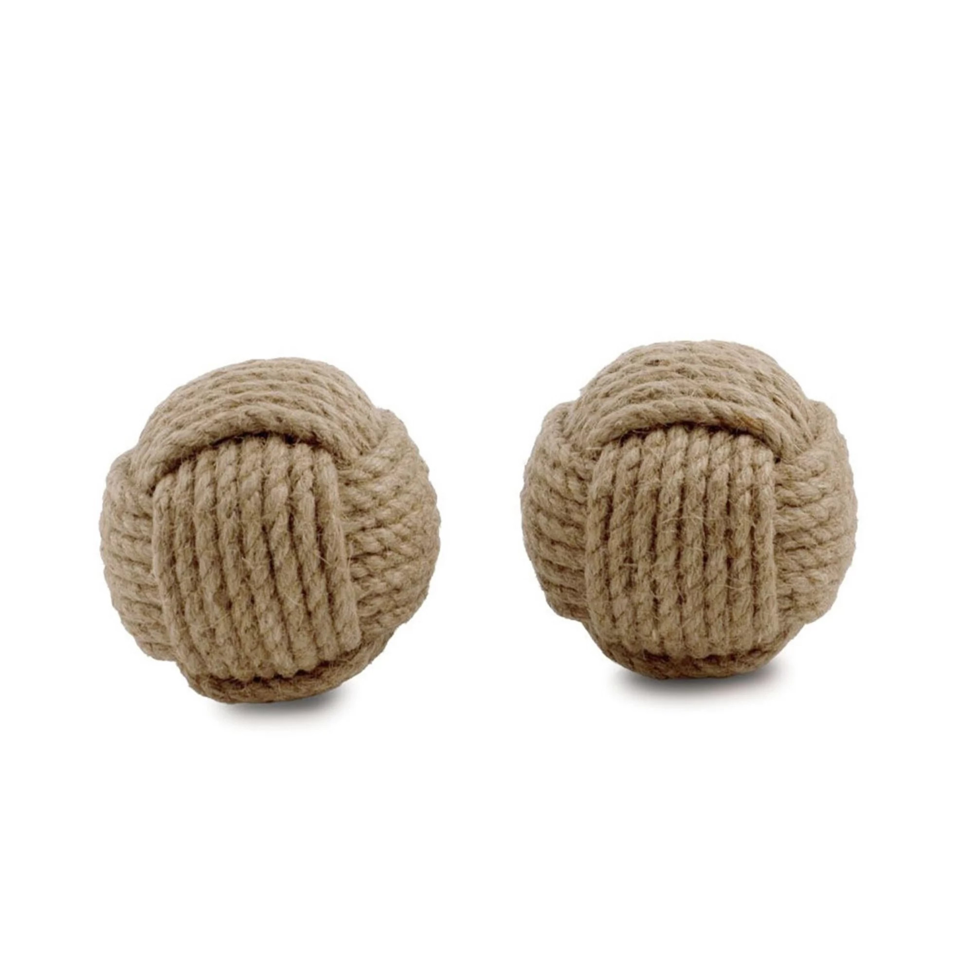 HomeRoots Set of Two Natural Jute Decorative Orb Tabletop Sculpture | Kohl's
