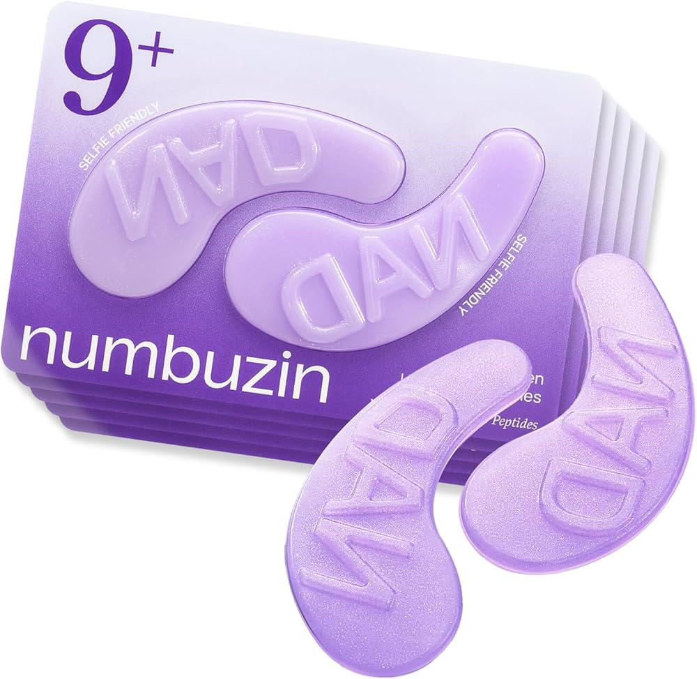 numbuzin No.9 Eye Patches | NAD+ Collagen Under Eye Patches | Dark Circles, Cooling, Depuff Eyes,... | Amazon (US)