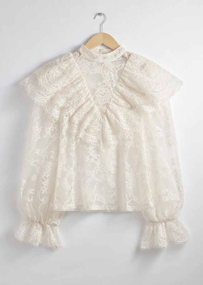 Ruffled Lace Blouse | & Other Stories (EU + UK)