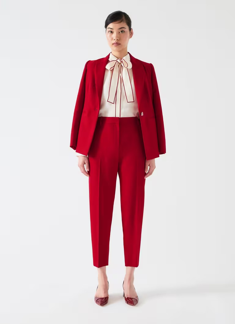 Mya Red Cigarette Leg Trouser | L.K. Bennett (UK)