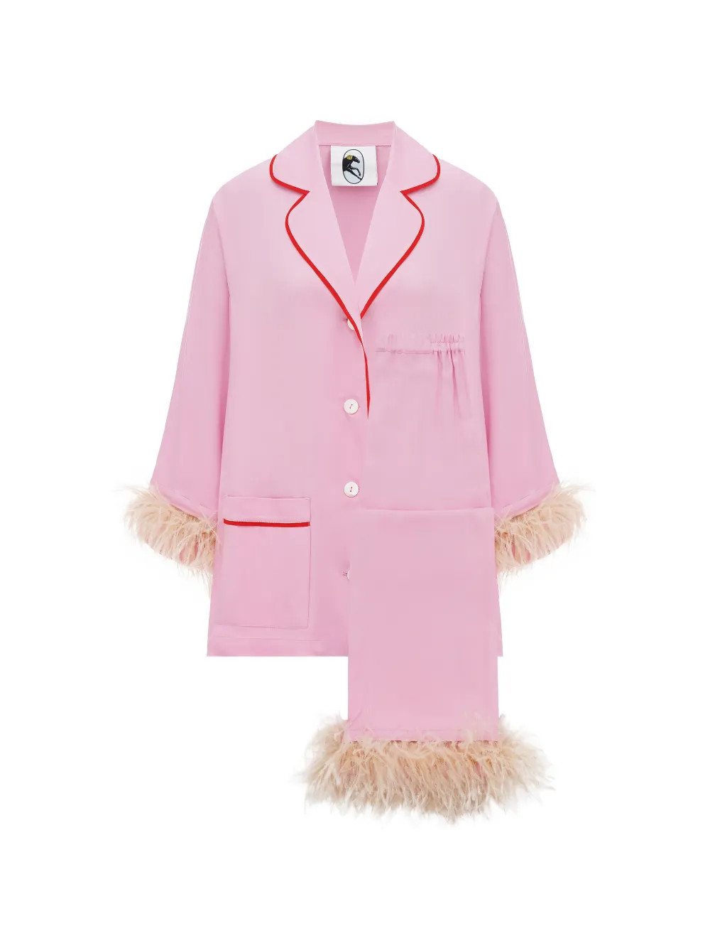 Sleeper detachable-feathers pajama set - Pink | Farfetch Global