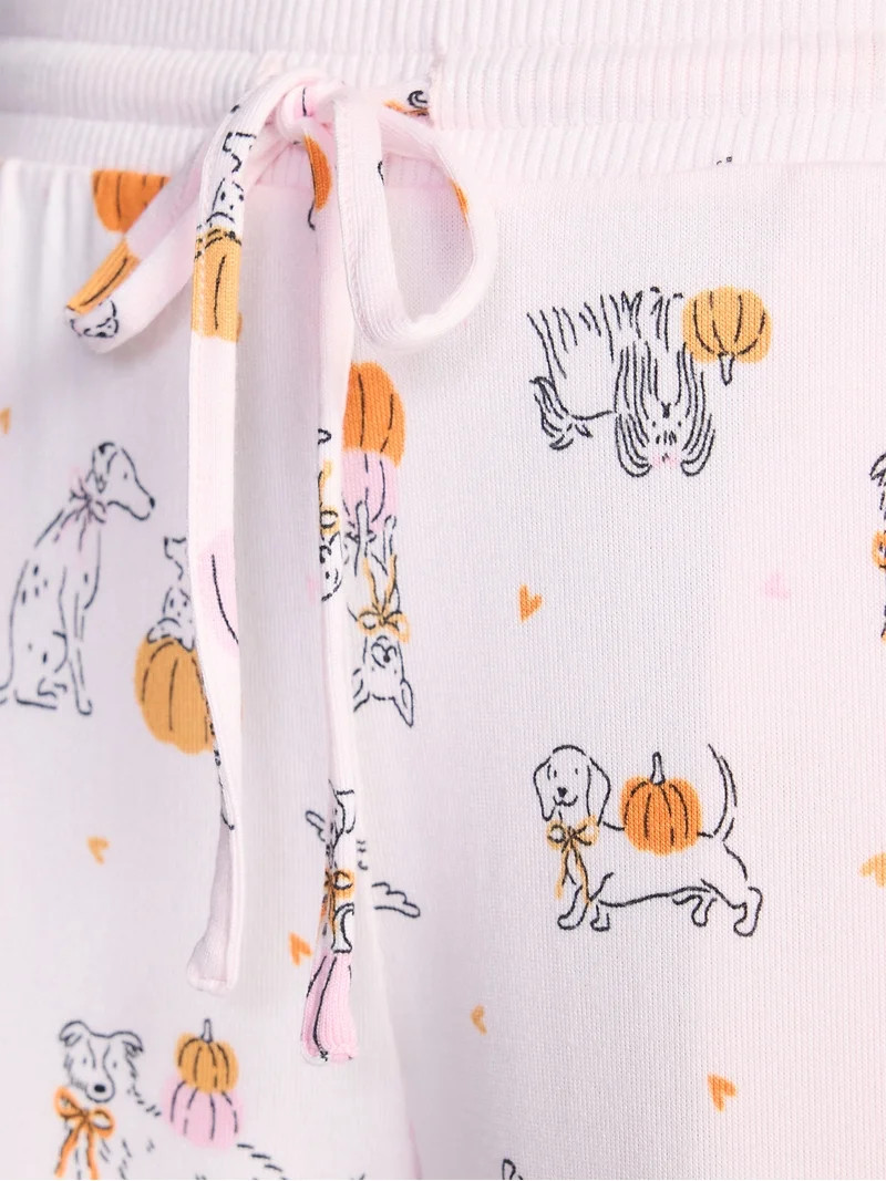 Halloween and Fall Women's Hacci Knit Sleep Pants from Way to Celebrate, 29.5" Inseam, Sizes XS-3... | Walmart (US)