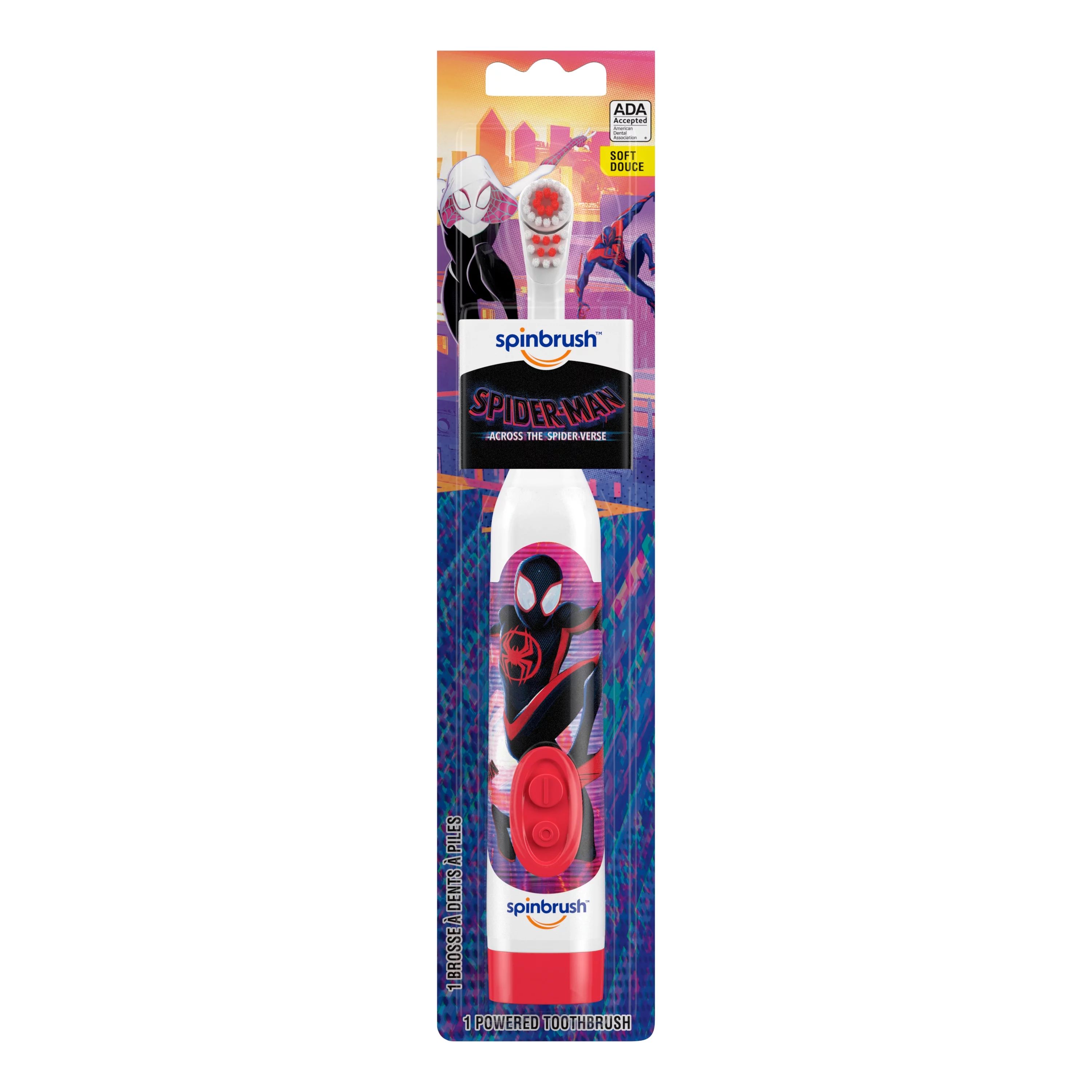 Spider-Man Spinbrush Kids Electric Toothbrush, Battery-Powered, Soft Bristles, Special Movie Edit... | Walmart (US)