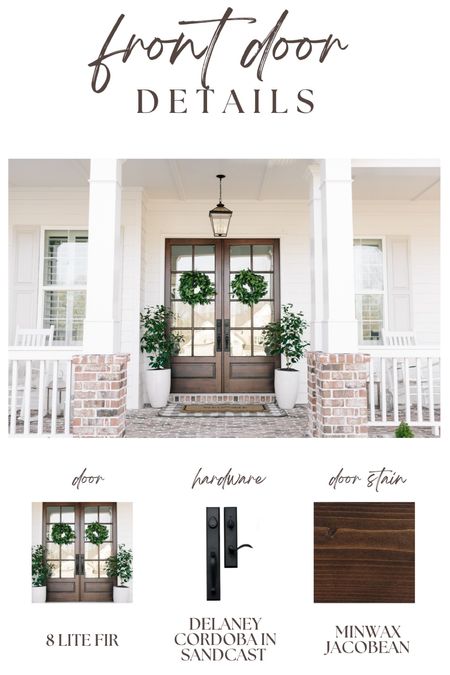 A couple of shoppable items from todays reel on Instagram! Get the door hardware I adore and the stain I used for my front door and on the hardwood throughout the house! 

#LTKhome