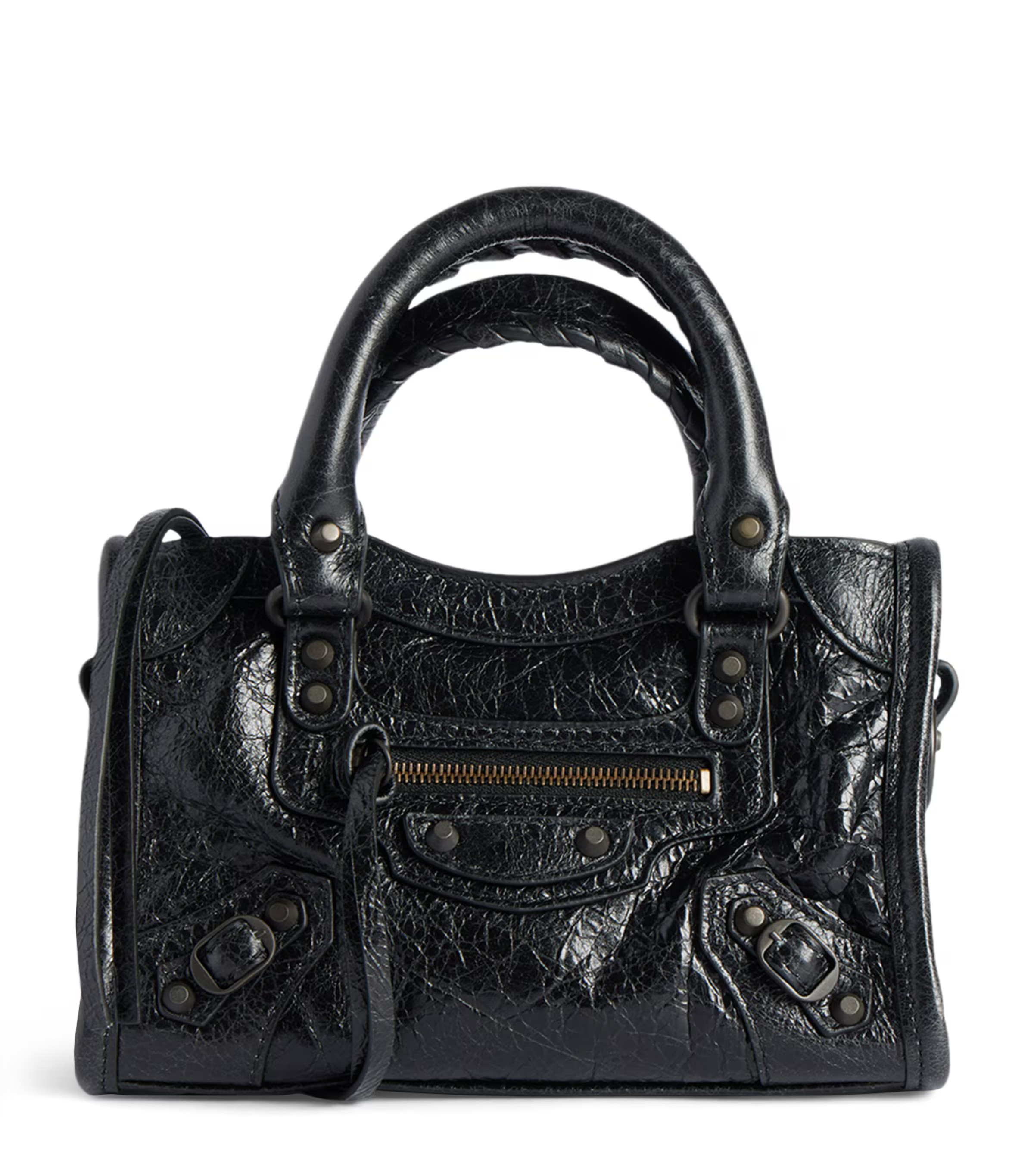 Balenciaga Nano Leather Le City Top-Handle Bag | Harrods (US)