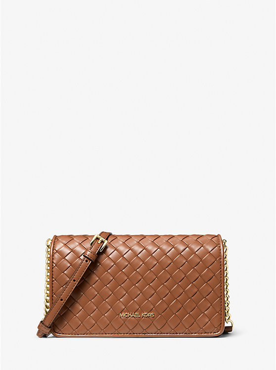 Jet Set Medium Woven Crossbody Bag | Michael Kors US