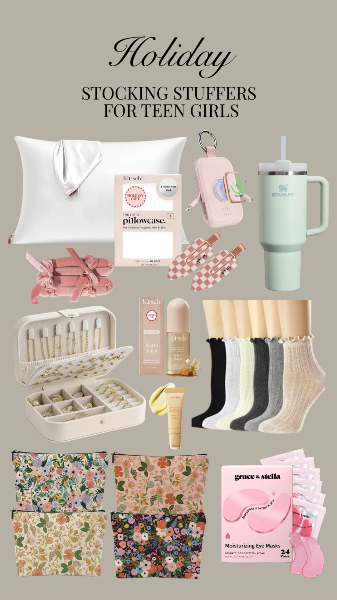 Looking for the perfect gift for a teen girl this holiday season? Check out these cute and useful stocking stuffers from Amazon!  gift list, gift basket, holiday gift, stocking stuffer, Christmas present, Christmastime, holidays, tween

#LTKFindsUnder100 #LTKGiftGuide #LTKHoliday