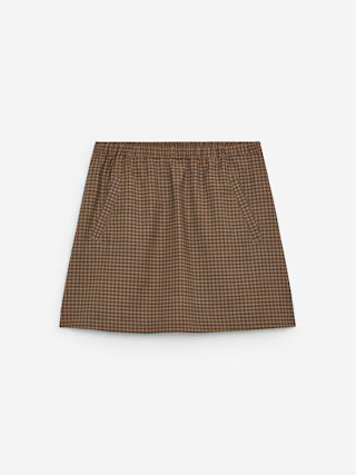 Elastic-Waist Mini Skirt | Arket UK