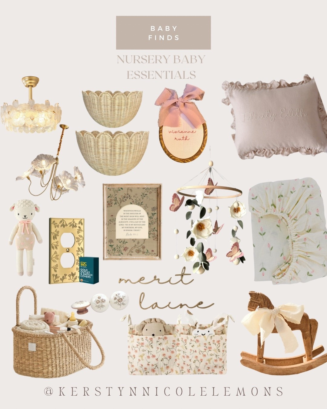 Timeless nursery baby essentials 🤍
If you’re building a nursery and want pieces that feel classic, neutral, and elevated, these are some of my favorite nursery must-haves right now.

I focused on nursery lighting, neutral baby decor, vintage-inspired accents, and functional baby essentials that also look beautiful in the space. These are the kinds of finds that work in neutral nurseries, vintage nurseries, boho nurseries, and classic baby rooms.

Everything is linked and organized on LTK to make nursery shopping easy 🤍
Perfect if you’re searching for baby essentials, nursery decor ideas, or nursery must-haves all in one place.

✨ Shop all baby finds on LTK ✨

#NurseryMustHaves #BabyEssentials #NurseryDecor #NeutralNursery #VintageBaby #LTKBaby #LTKFinds #BabyRoomDecor

#LTKHome #LTKKids #LTKBaby