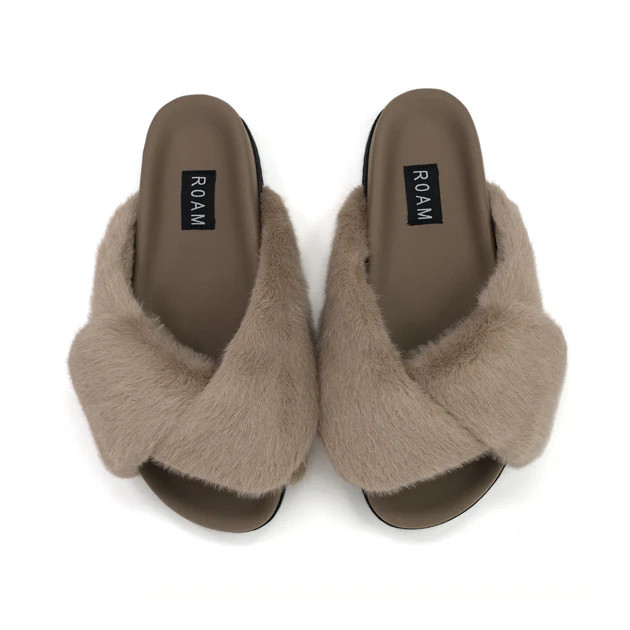 ROAM LONG LUXE FOLDY NUDE FAUX FUR | ROAM