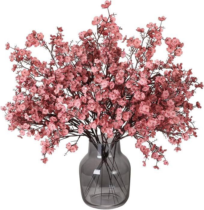 15Pcs Babys Breath Artificial Flowers Bulk Real Touch Flowers Fake silk Flowers Bulk for Home Dec... | Amazon (US)