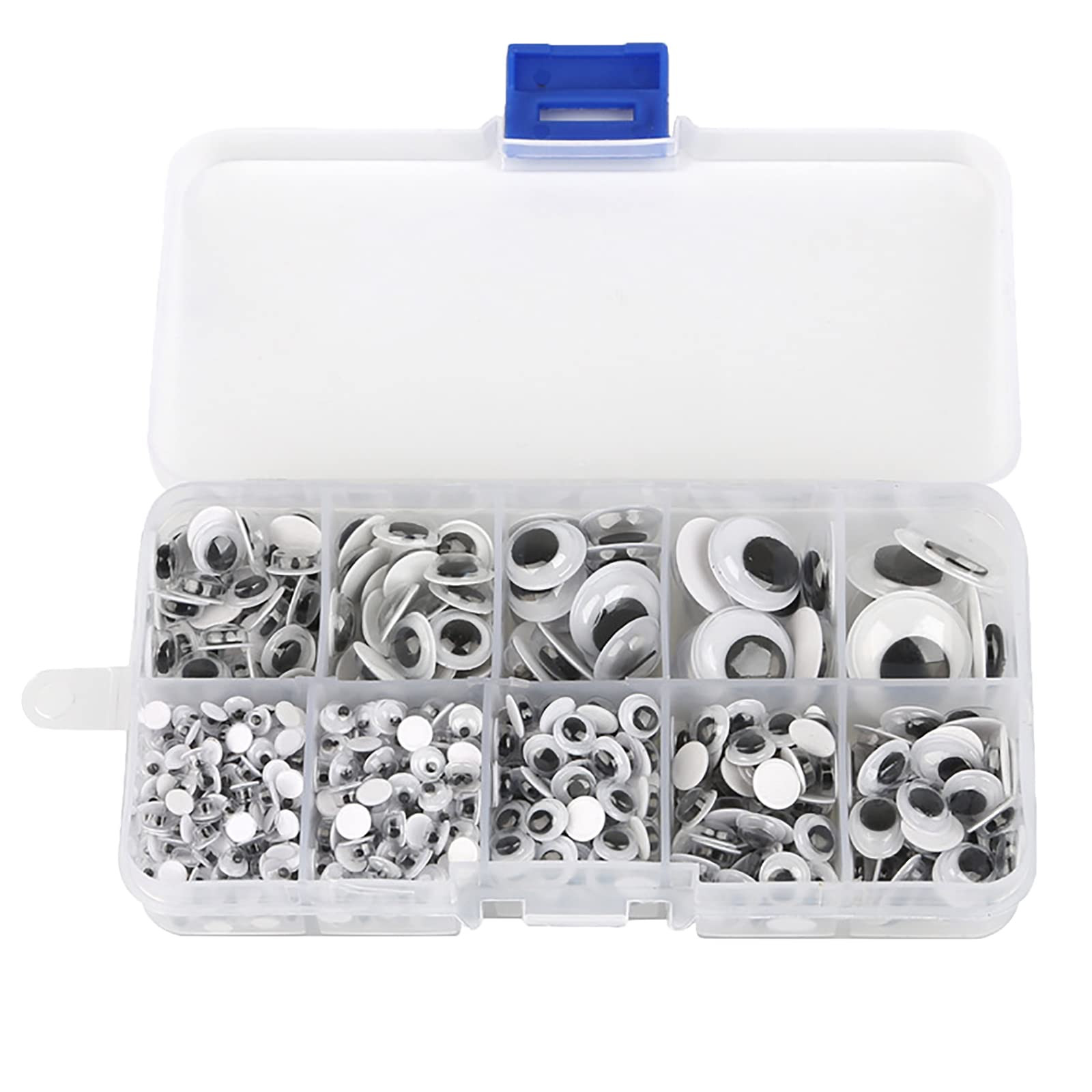 750pcs Wiggle Eyes Self-Adhesive Googly Eyes, 4mm~18mm | Amazon (US)