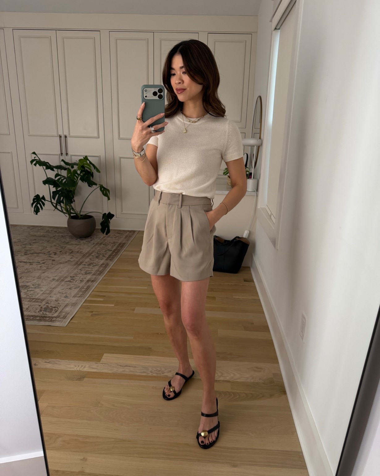 Sizing info: 
•shorts size 0
•tee size XS
@Quince 

petite fashion, get dressed with me, outfit inspiration, ootd, nashville outfit, Nashville influencer, petite style, vacation style, casual outfits, mom style, petite shorts, spring outfits, spring outfit info, spring shorts, spring outfit idea, spring top, spring tee, spring shoes, tailored shorts, quince, quince cashmere sweater 

 

#LTKmomlife #LTKPetite #LTKootd