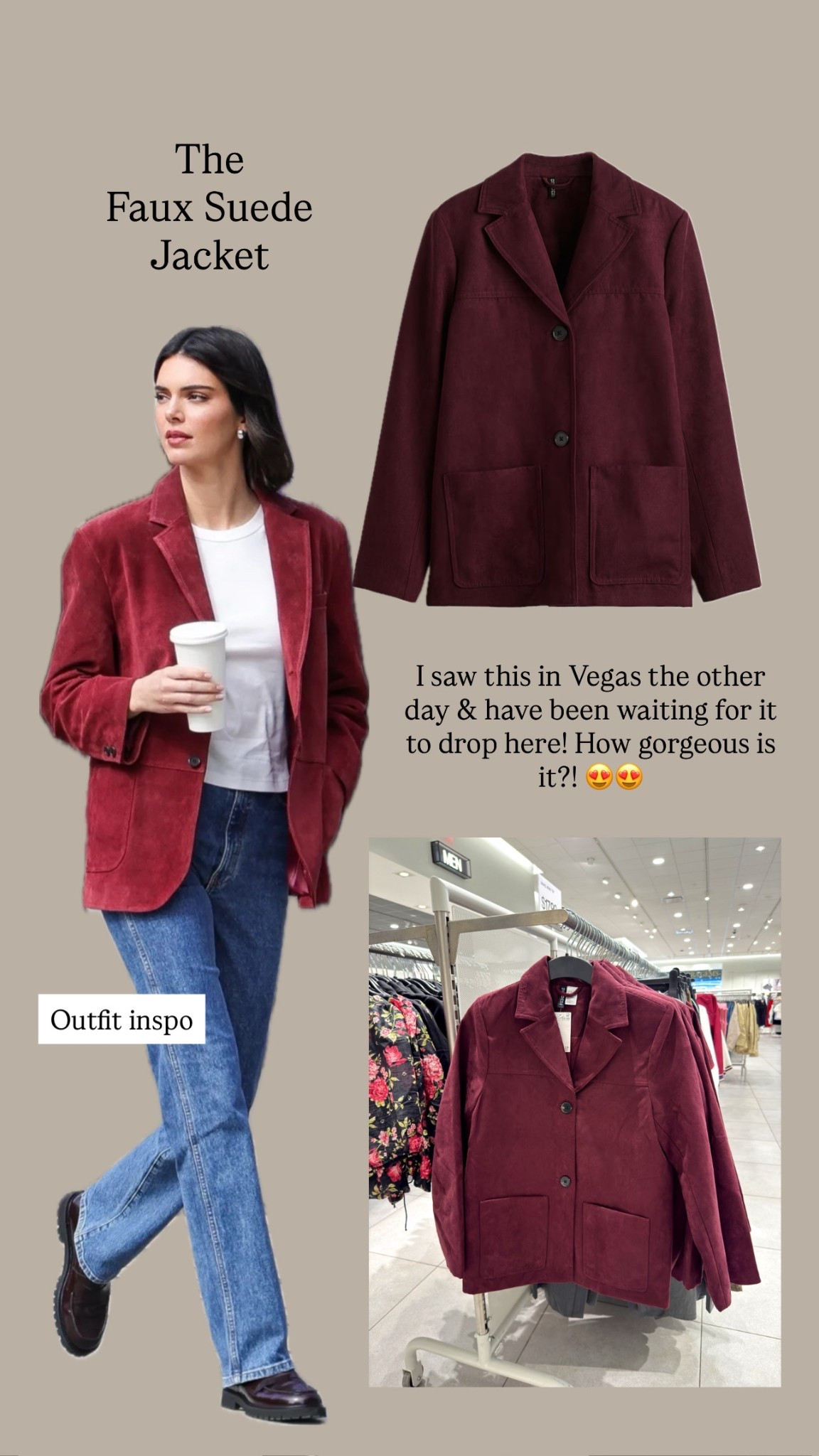 Autumn outfit into with a burgundy faux suede blazer 

#LTKautumn #LTKstyletip #LTKjeans