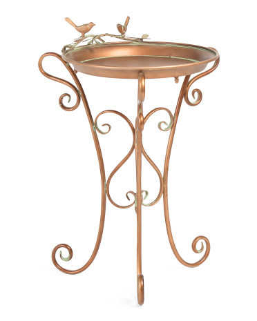 33.75in Copper Shallow Birdfeeder Stand | Home | Marshalls | Marshalls