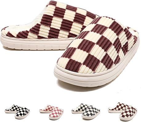 Guyarns House Slippers for Women,Fuzzy Mens Slippers,Casual House Shoes Memory Foam Womens Slippe... | Amazon (US)