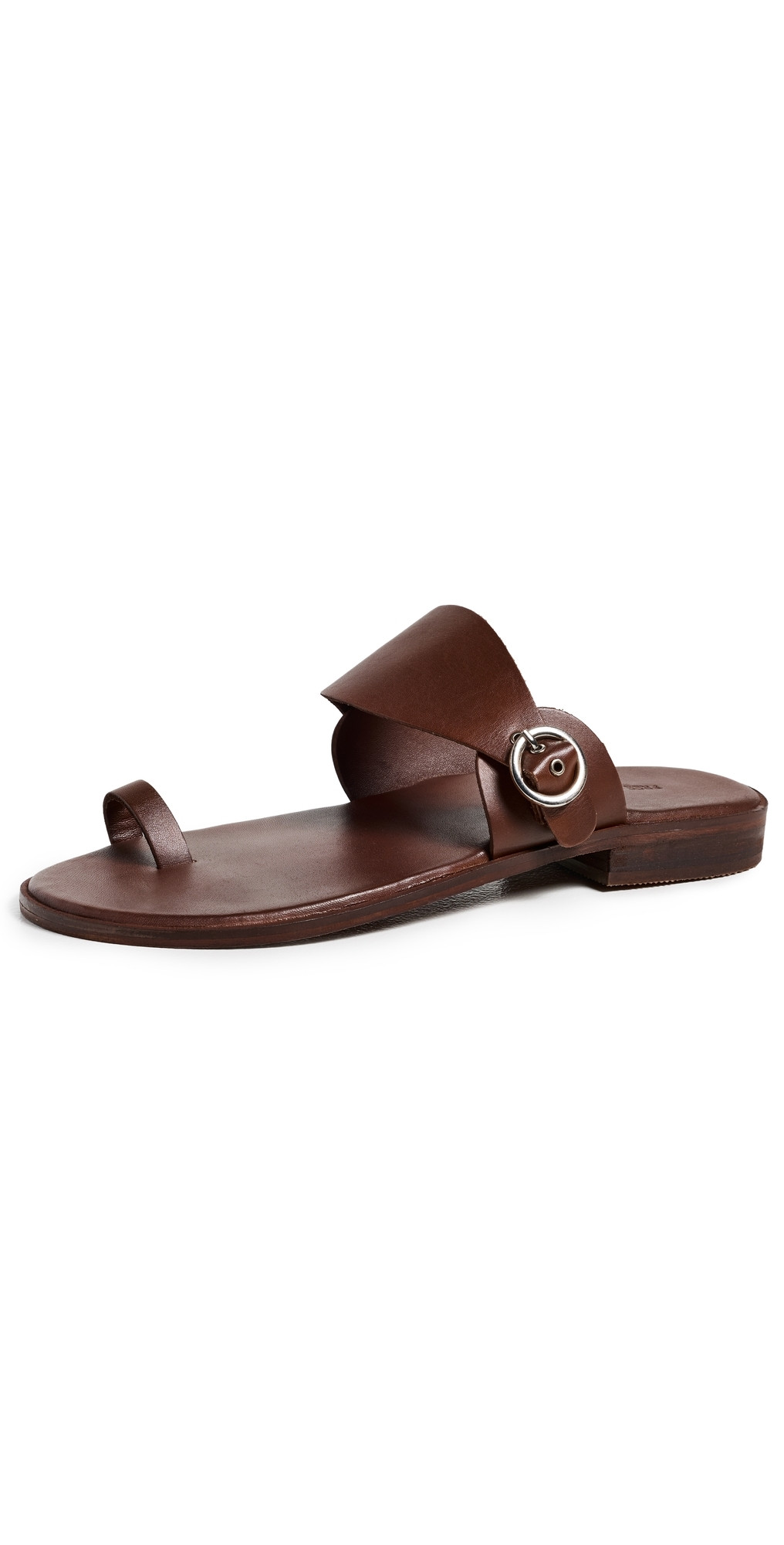 Free People Barcelona Slip On Sandals Luggage 6.5 | Shopbop