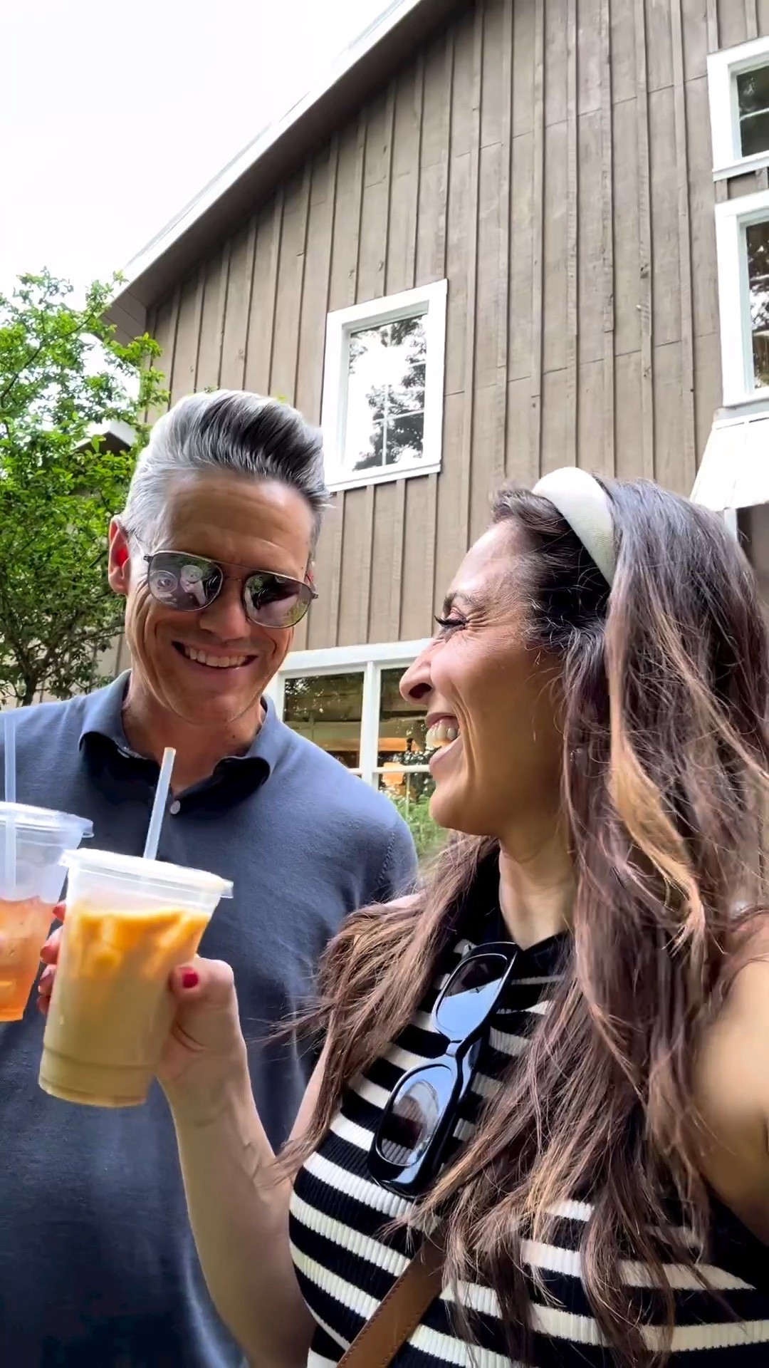 Spring summer, spring summer lifestyle, day out, striped tank top, black sunglasses, Bee pearl drop earrings 

#LTKSeasonal #LTKstyletip #LTKeurope