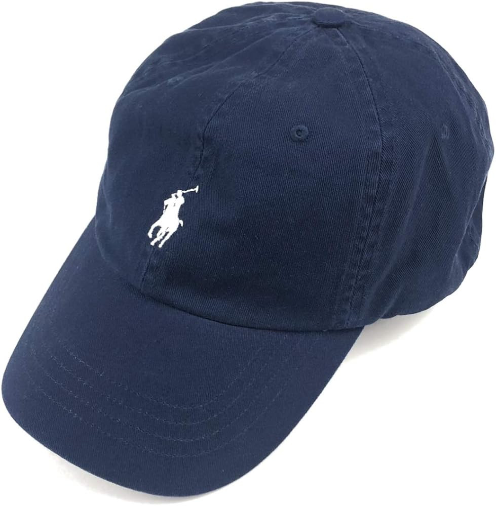 Ralph Lauren Mens Polo Sports Pony Logo Hat Cap (Navy/White Pony, One Size) | Amazon (US)