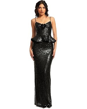 Dress the Population Women's Akiah Sheath Maxi Dress | Amazon (US)