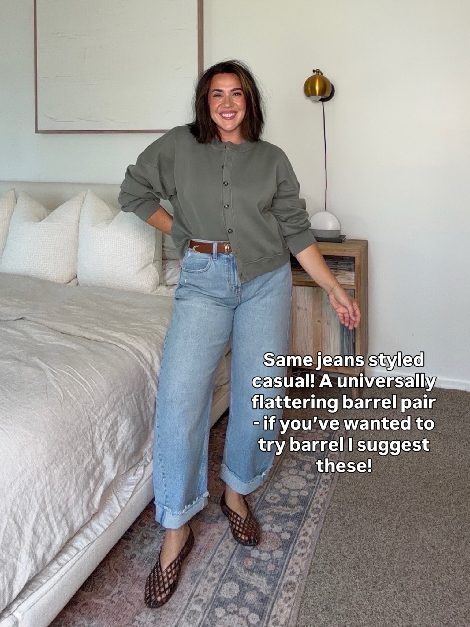 Abercrombie barrel! The best fit, size L/30 for me!

#LTKSeasonal #LTKMidsize #LTKootd