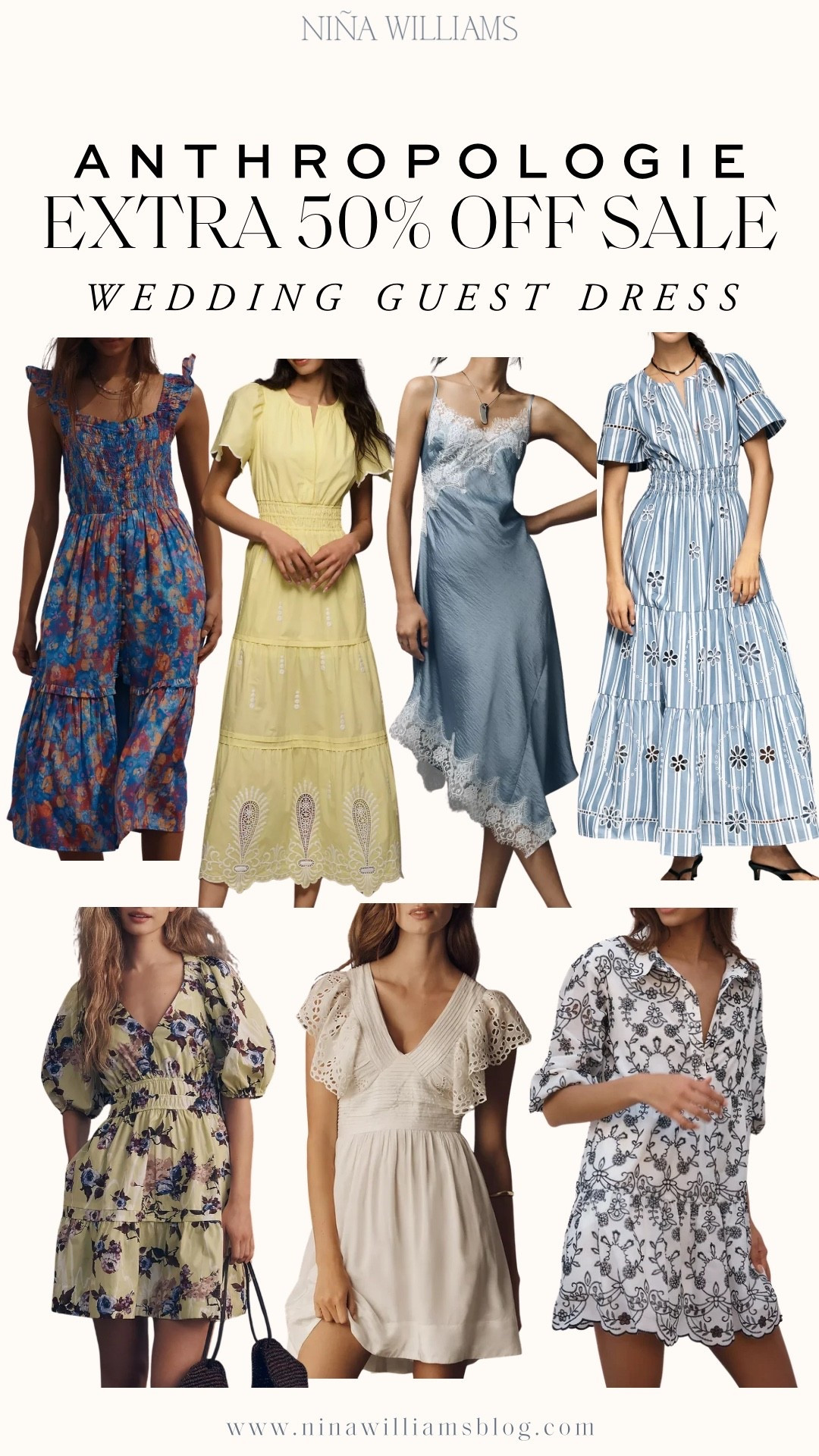 Anthro extra 50% off sale finds! Wedding guest dress - summer dress - summer outfit - under $100

#LTKWedding #LTKSaleAlert #LTKOver40
