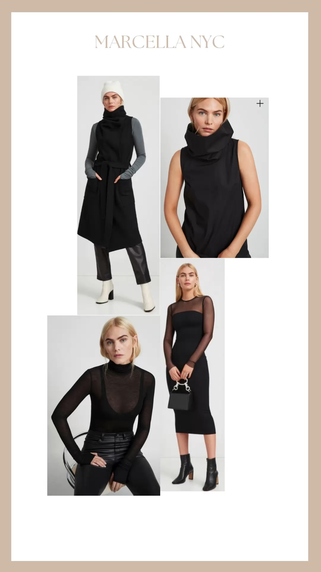 Marcella NYC. Fall winter 2024 cocktail dress. Sweater vest. Turtle neck  

#LTKStyleTip #LTKSeasonal #LTKWorkwear