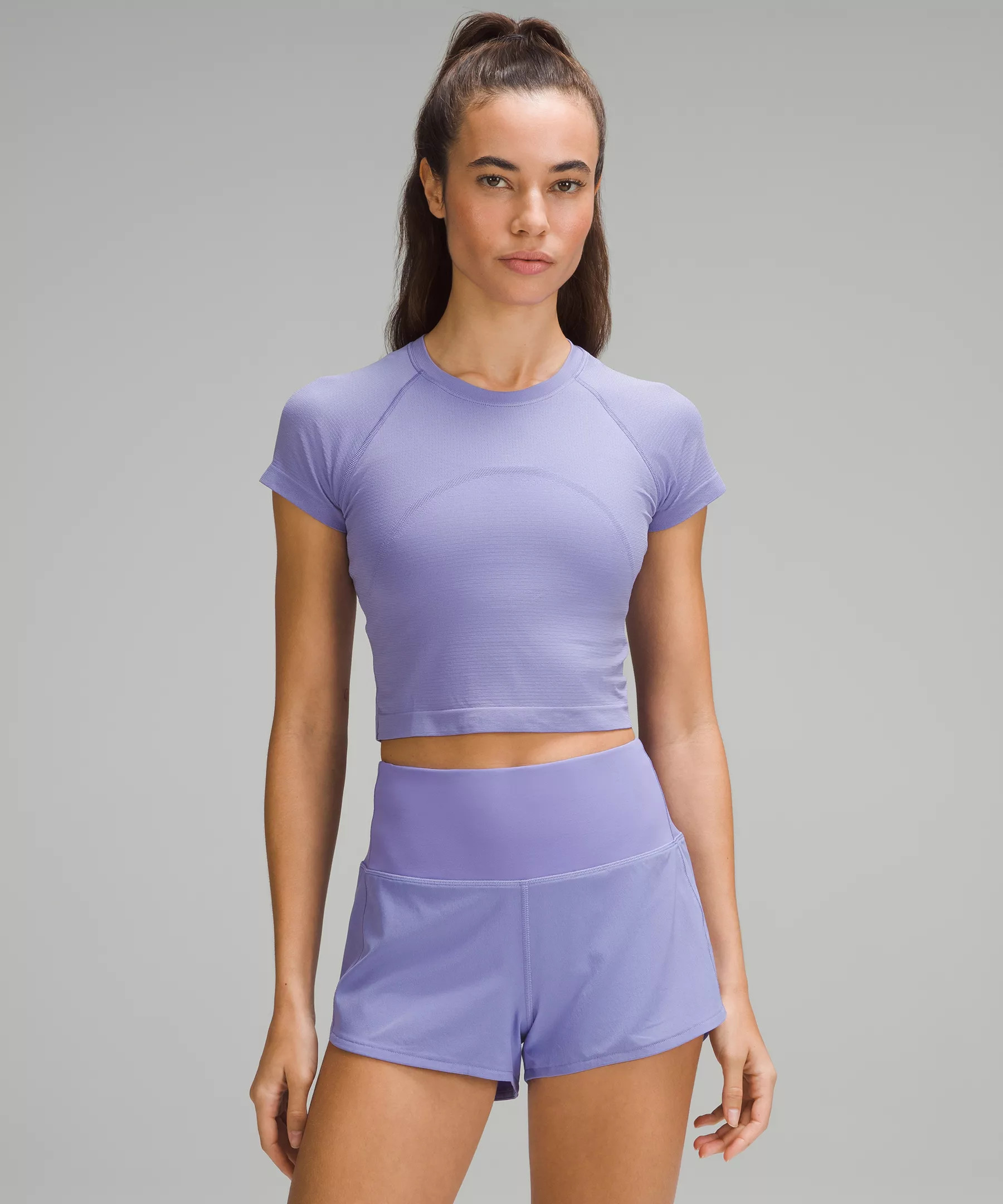 Swiftly Tech Cropped Short-Sleeve Shirt 2.0 | Lululemon (US)
