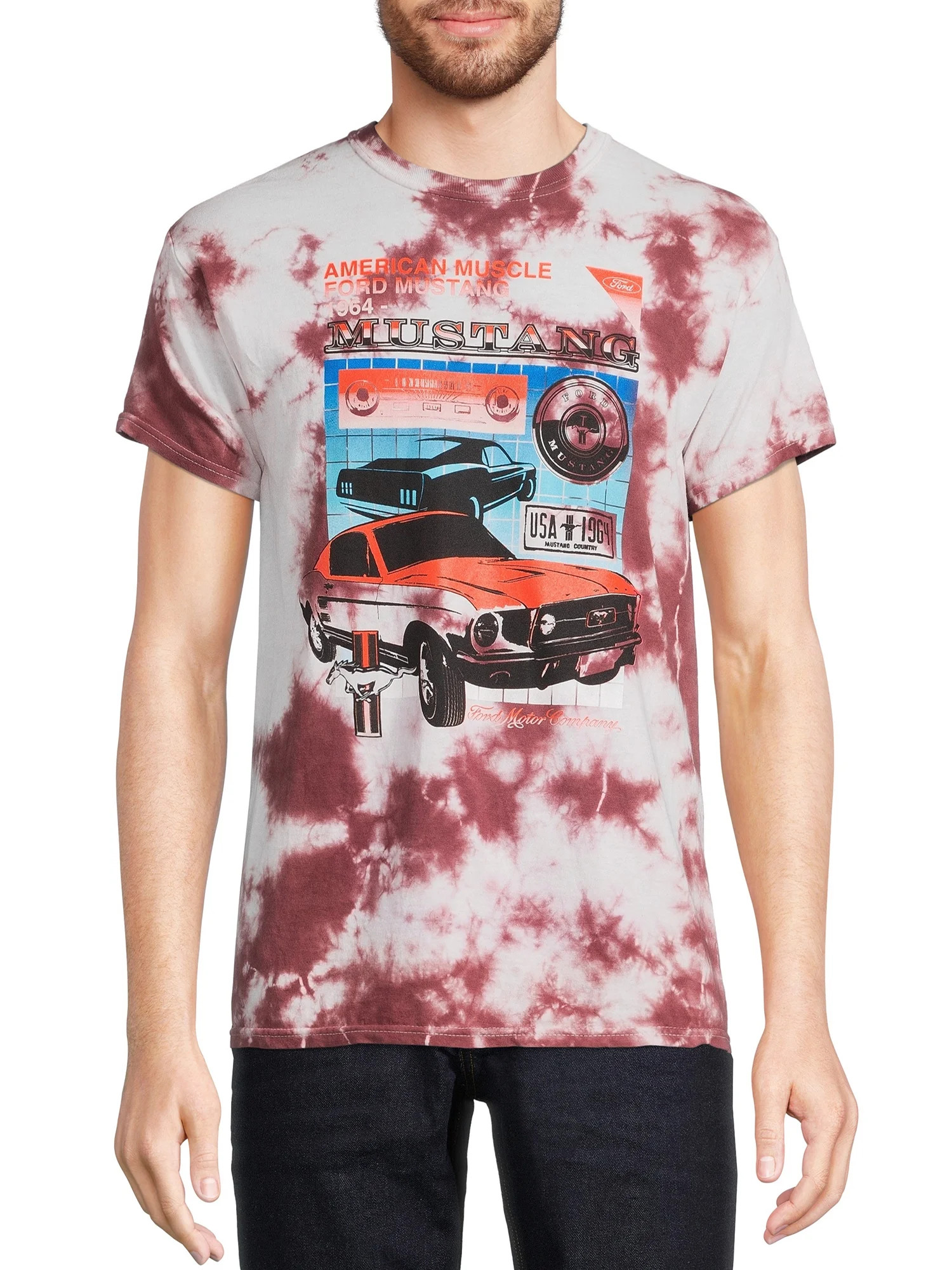 FordFord Mustang Men's & Big Men's Tie Dye Retro Graphic T-ShirtUSD$11.96(5.0)5 stars out of 1 re... | Walmart (US)