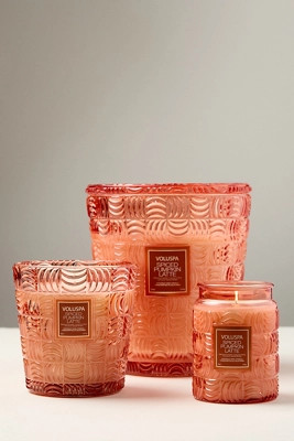 Voluspa Spiced Pumpkin Latte Glass Jar Candle | Anthropologie (US)
