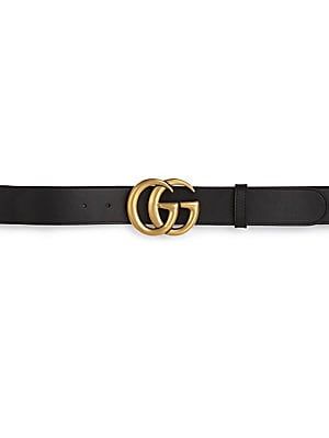 GG Leather Belt | Saks Fifth Avenue