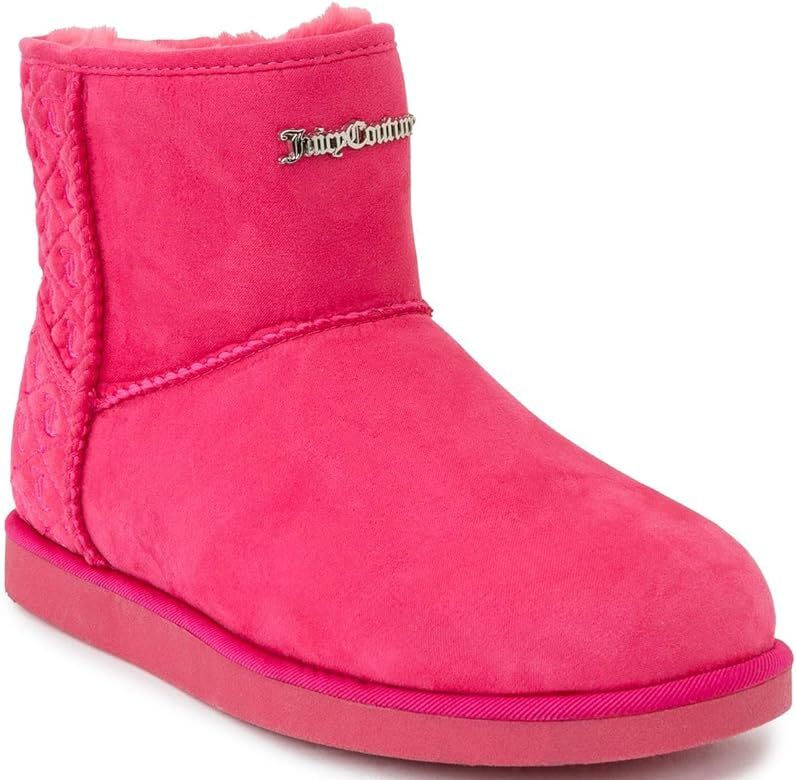 Juicy Couture Women's Slip On Winter Ankle Boots Warm Winter Booties | Amazon (US)