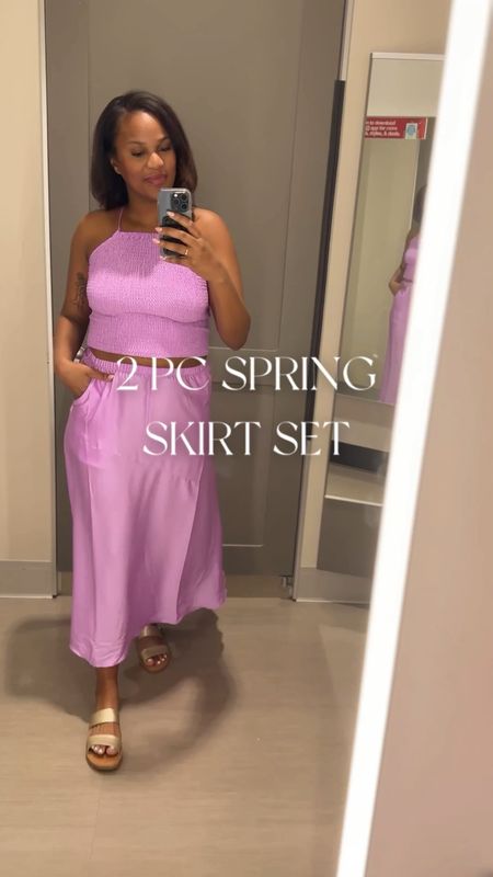 This skirt set is perfect for spring and summer! 

#LTKfindsunder100 #LTKsalealert #LTKstyletip