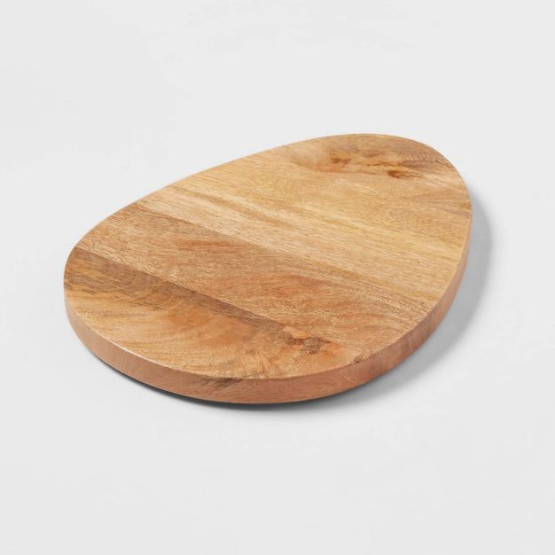 13" x 9" Wood Egg Shaped Serving Board - Threshold™ | Target
