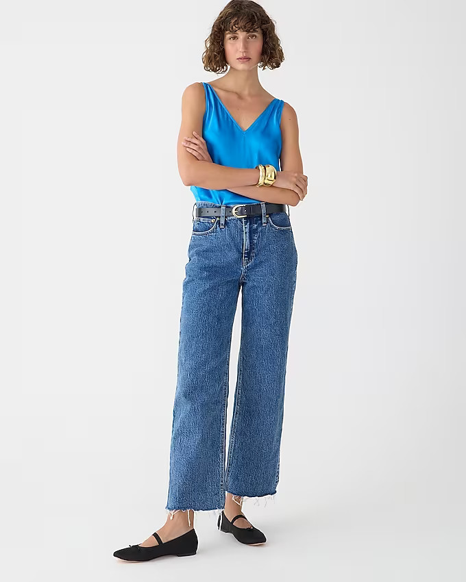 Slim wide-leg jean in Beach way wash | J. Crew US