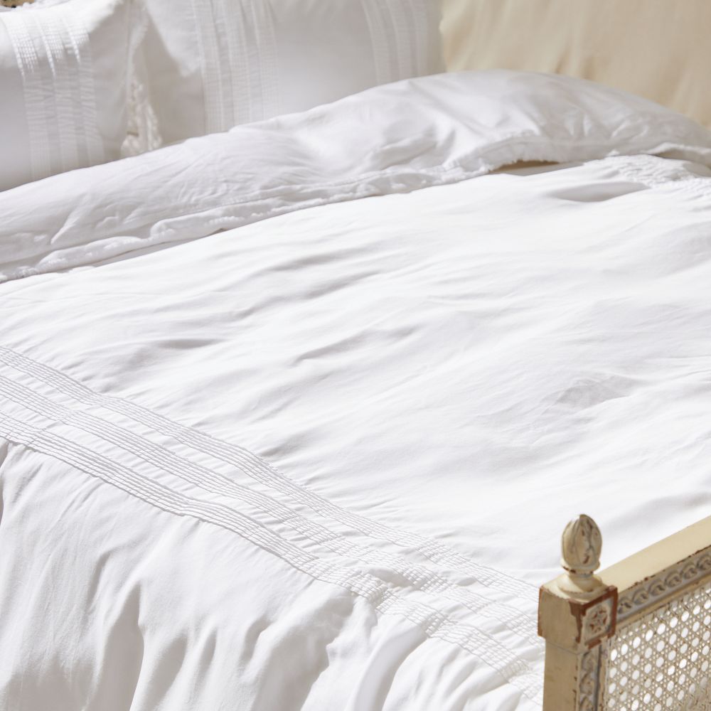 Tencel Pintuck Duvet | GreenRow