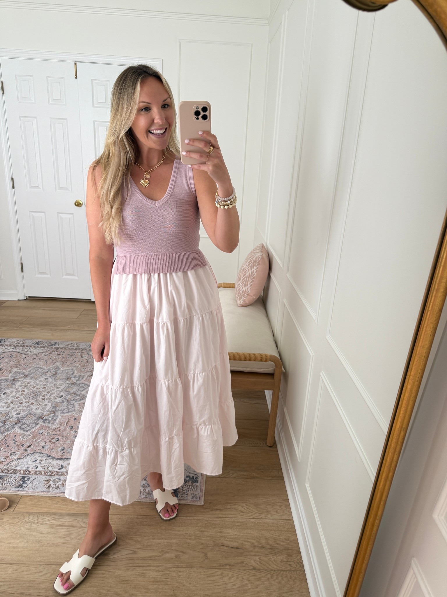 Knit top maxi dress - summer outfit - wearing a med - work wear 

#LTKMidsize #LTKWorkwear #LTKStyleTip