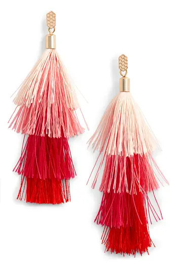 Women's Rebecca Minkoff Stacked Tassel Earrings | Nordstrom