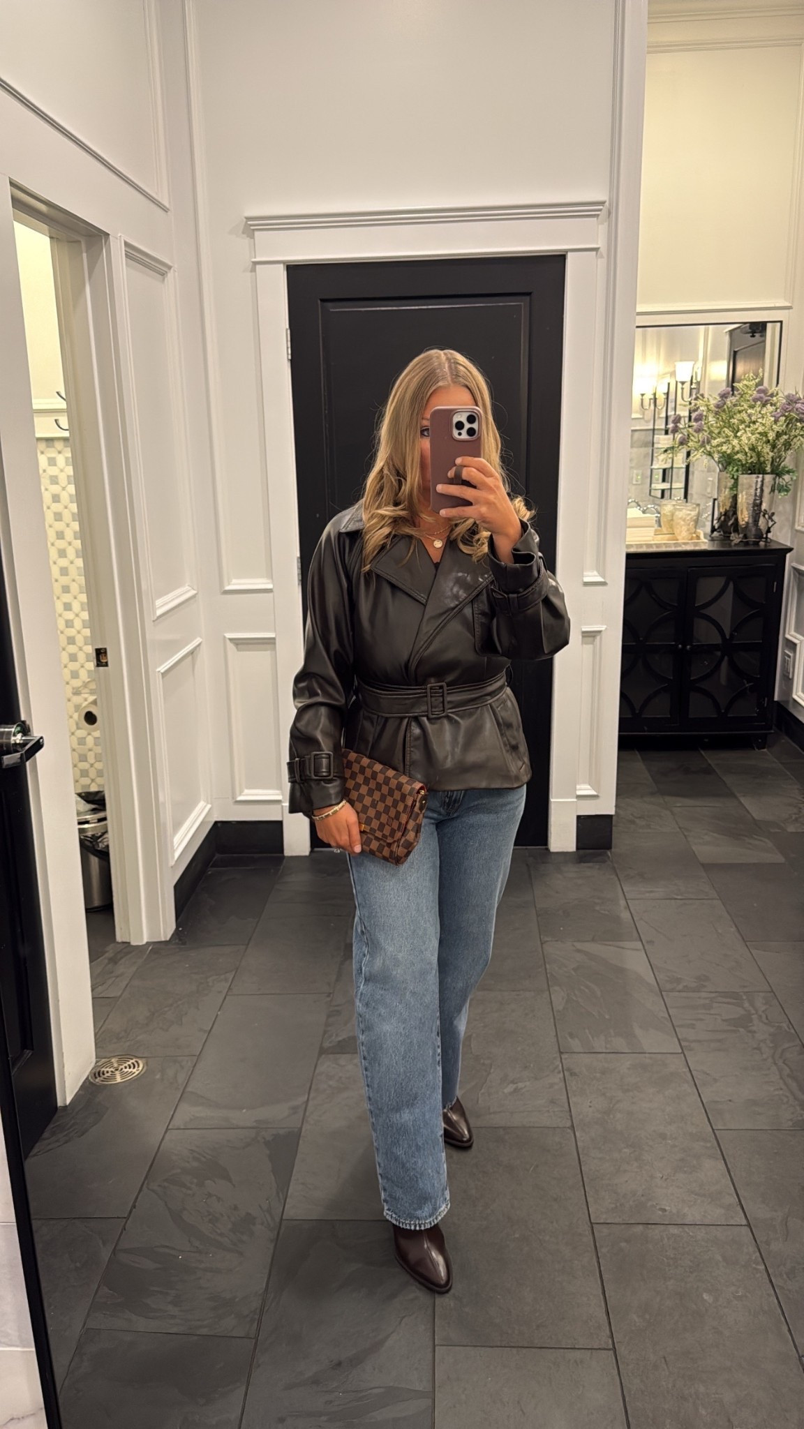 Happy Saturday! This Abercrombie faux leather jacket is a perfect basic to add to your closet that will carry from season to season.  I’m wearing an XS as it is an oversized fit. I paired with Levi’s and a basic tank for a night out with friends.  

#LTKgrwm #LTKdayinmylife #LTKootd