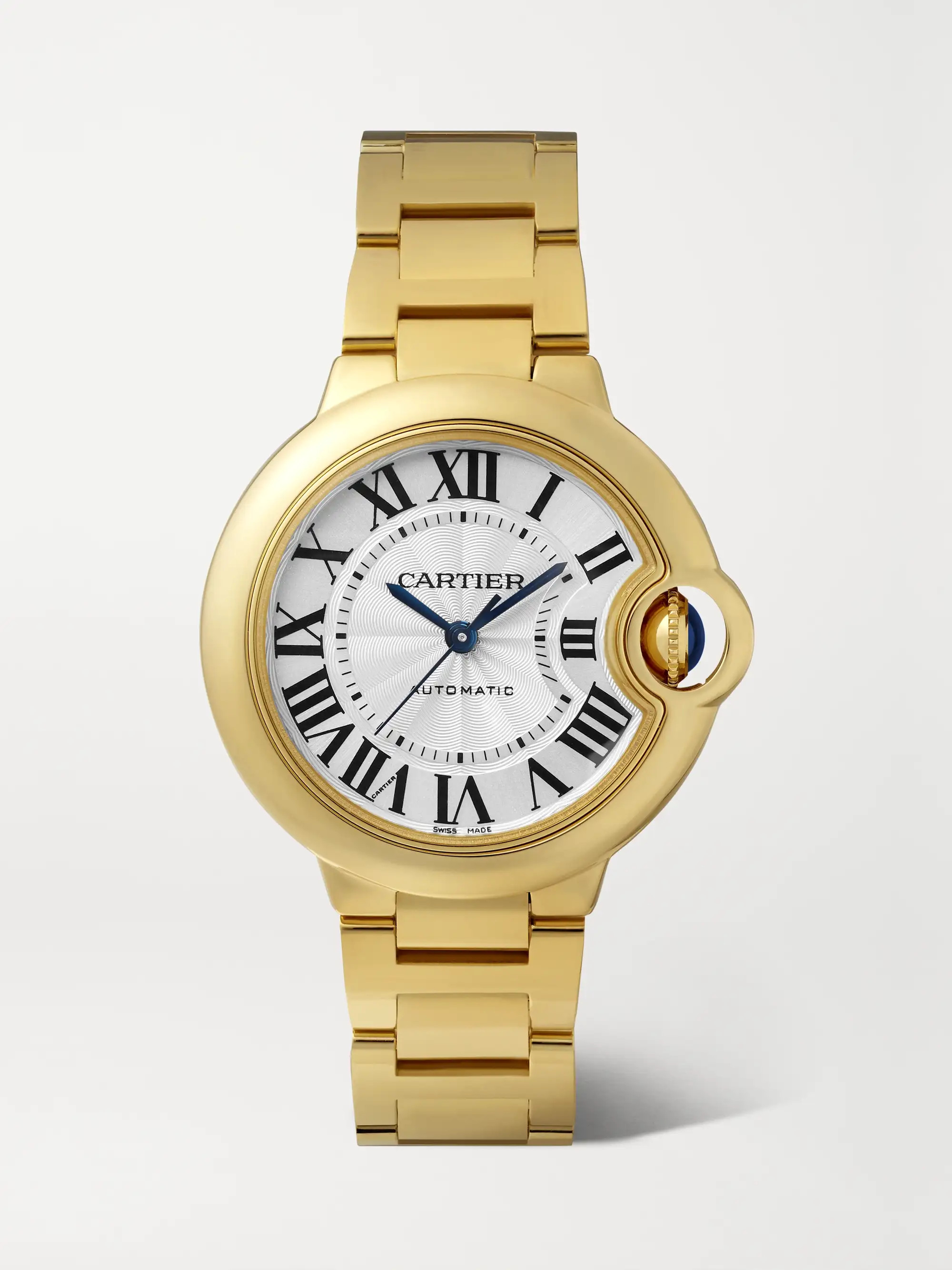 Ballon Bleu de Cartier Automatic 33mm 18-karat gold watch | NET-A-PORTER (US)