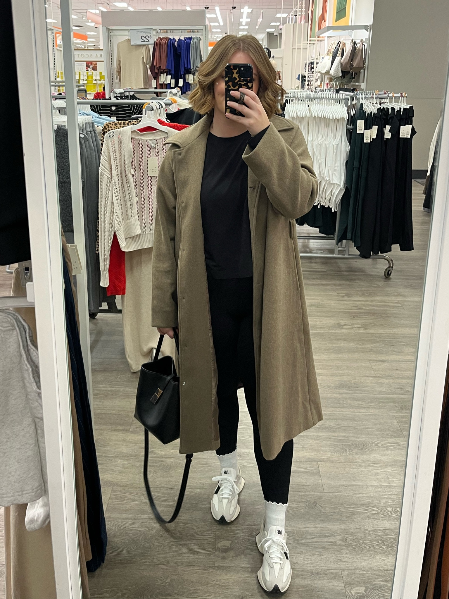 Winter athleisure style// all black base with an oversized coat 

Wearing L in everything (tts)

#LTKStyleTip #LTKSeasonal #LTKMidsize