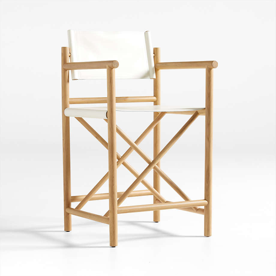 Mast Leather Director's Counter Stool by Leanne Ford + Reviews | Crate & Barrel | Crate & Barrel