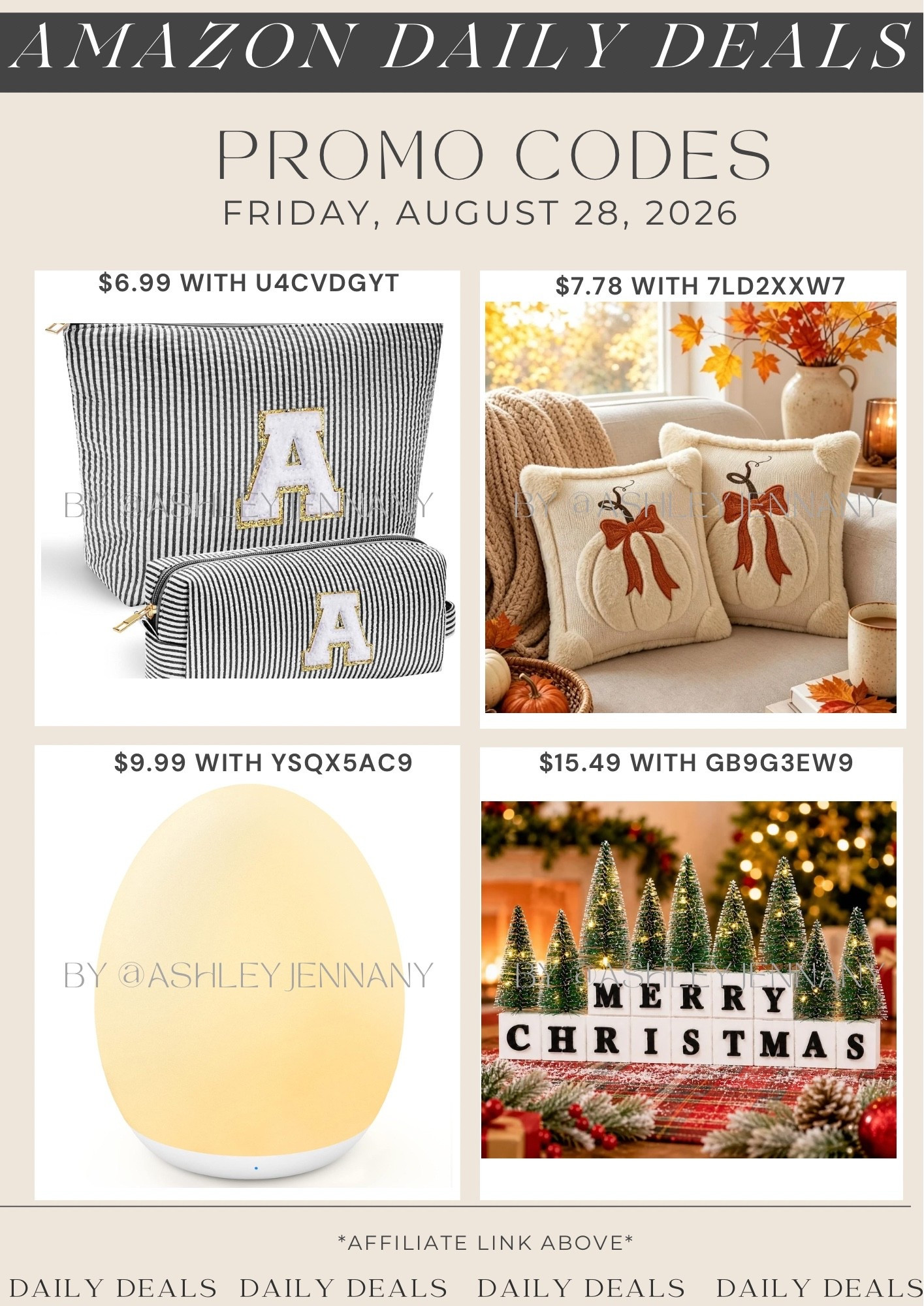Amazon deals

#LTKSeasonal #LTKHome #LTKSaleAlert